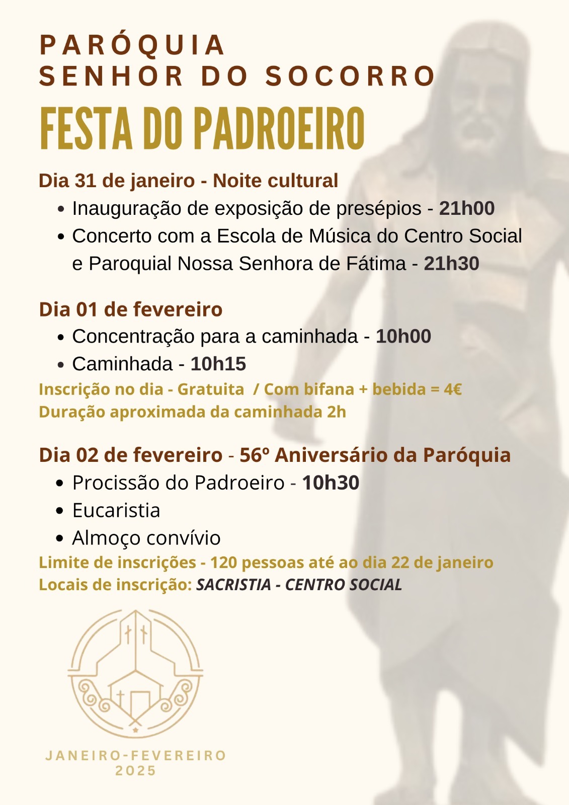 56º aniversário paróquia Sr. Socorro 2025